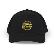 Load image into Gallery viewer, Embroidered Trucker Cap — VIP Mobile Detailing Logo Snapback