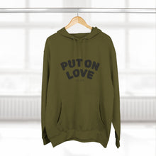 Load image into Gallery viewer, Put On Love Hoodie — Inspirational Christian Graphic Pullover