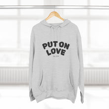 Load image into Gallery viewer, Put On Love Hoodie — Inspirational Christian Graphic Pullover