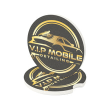 Load image into Gallery viewer, VIP Mobile Detailing Soapstone Car Coaster – Luxury Car Coaster for Cup Holders
