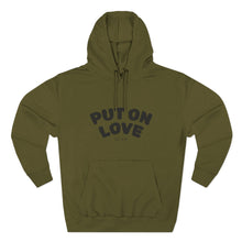 Load image into Gallery viewer, Put On Love Hoodie — Inspirational Christian Graphic Pullover