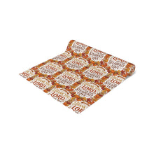Load image into Gallery viewer, Autumn Blessings Table Runner — "The Lord is Good, His Steadfast Love" Fall Decor