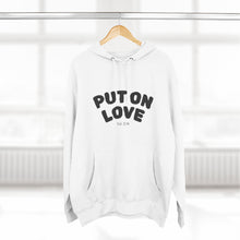 Load image into Gallery viewer, Put On Love Hoodie — Inspirational Christian Graphic Pullover