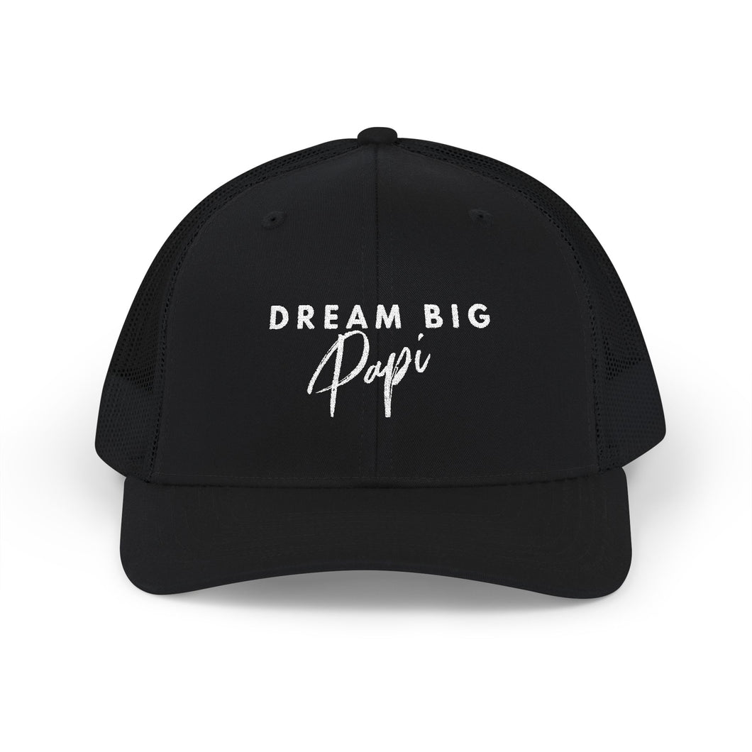 Dream Big Papi-Snapback Trucker Cap (Embroidery)