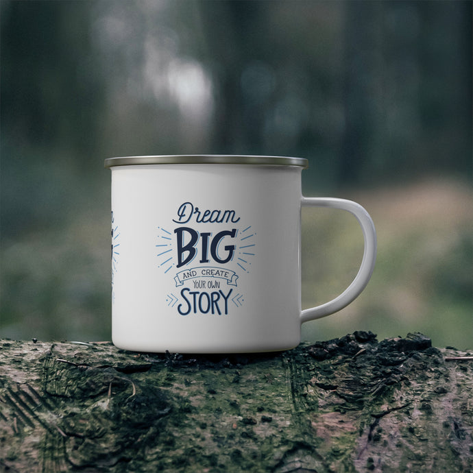 Dream Big-Enamel Camping Mug