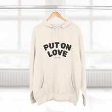 Load image into Gallery viewer, Put On Love Hoodie — Inspirational Christian Graphic Pullover