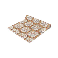 Load image into Gallery viewer, Autumn Blessings Table Runner — "The Lord is Good, His Steadfast Love" Fall Decor