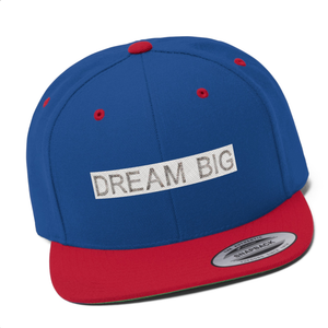 Dream Big-Unisex Flat Bill Hat