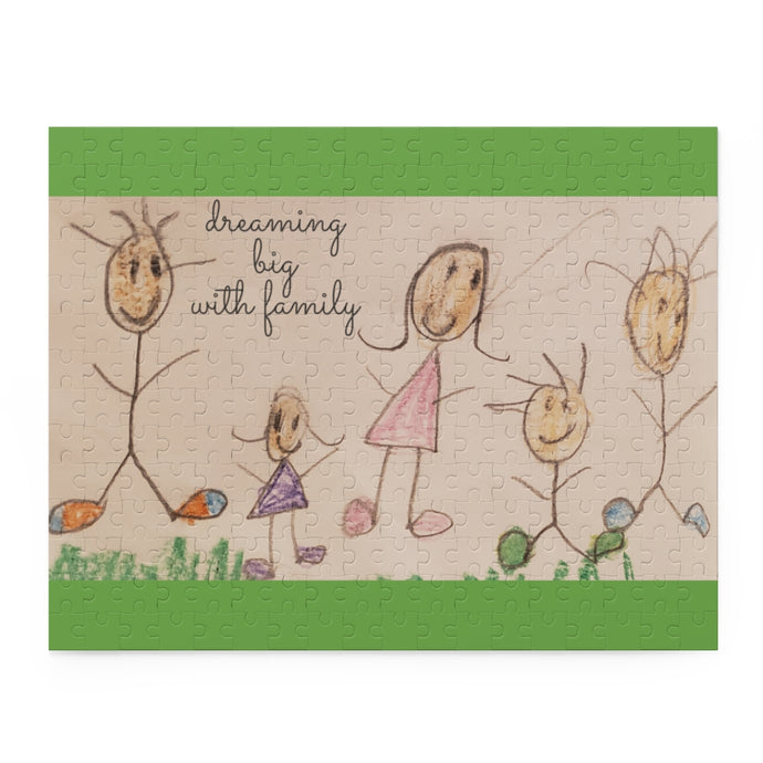 Puzzle (120, 252, 500-Piece)-Dreaming Big with Family